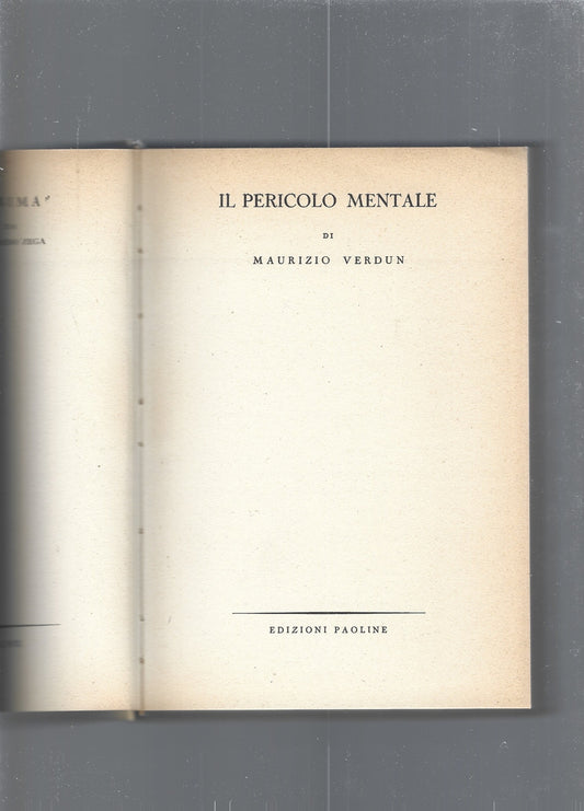 Il pericolo mentale - copertina
