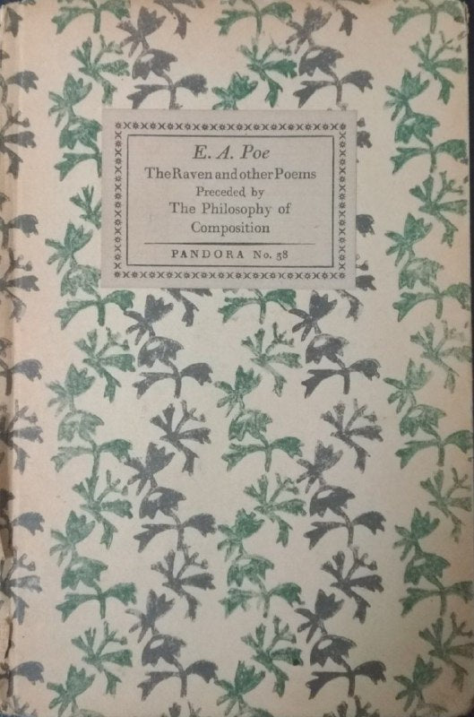 The raven and other Poems. Proceded by The Philosophy of Composition - copertina