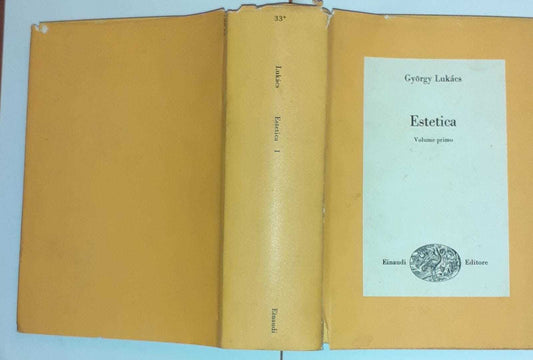 Estetica. Volume primo - copertina