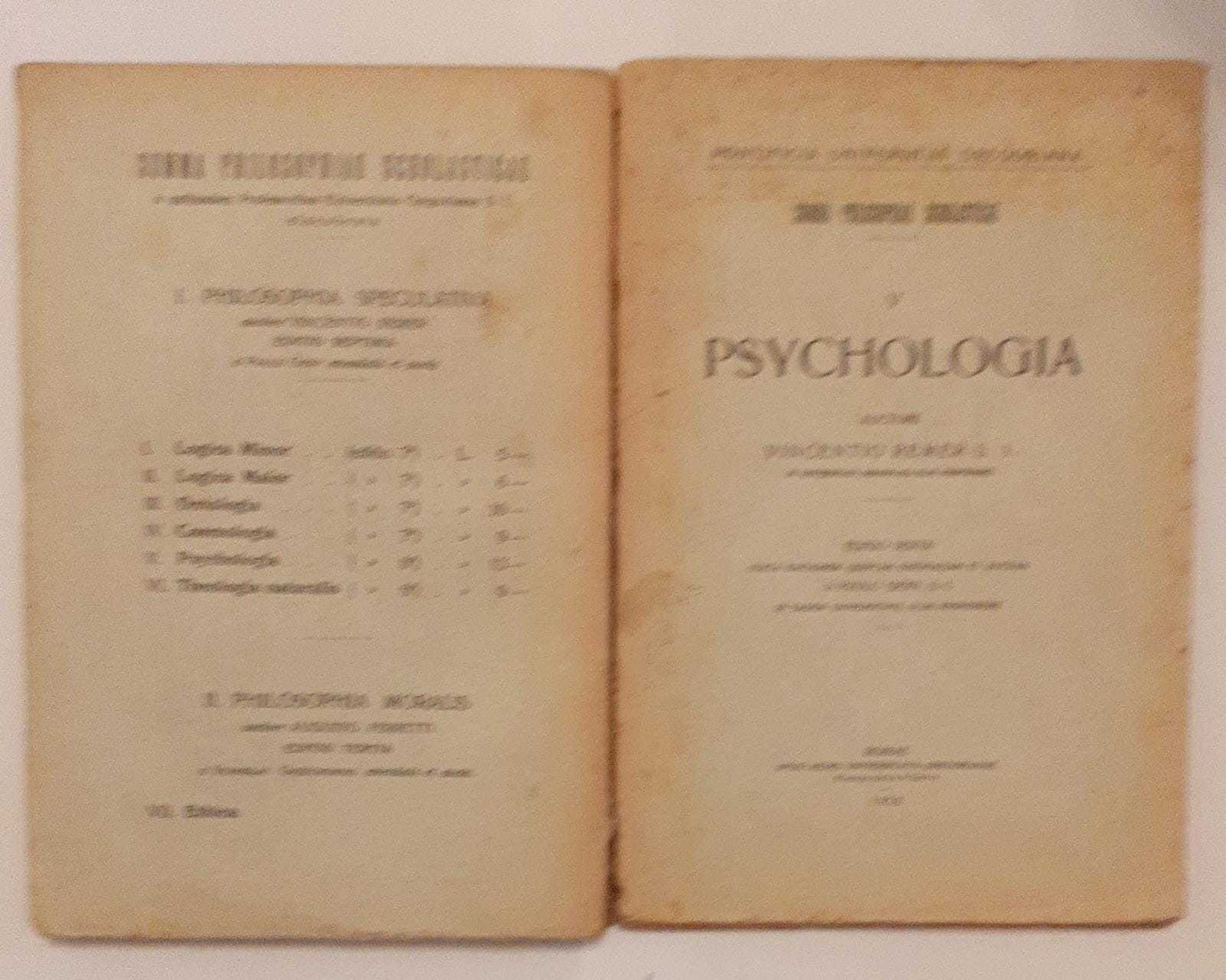 Psychologia Volume V - copertina