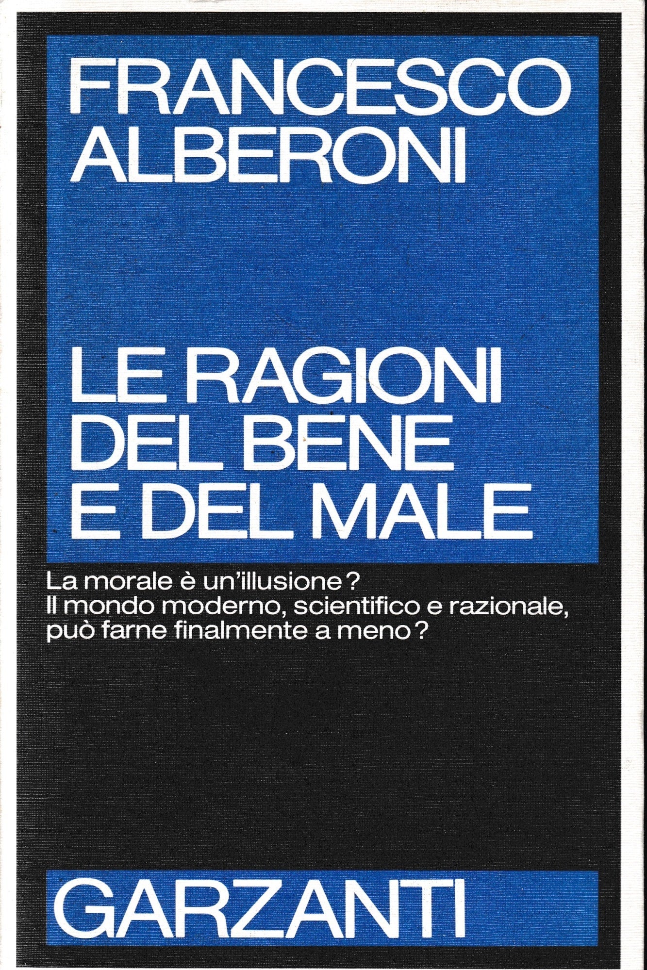 Le ragioni del bene e del male - copertina