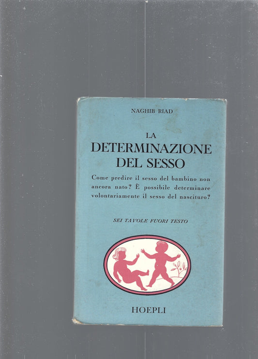 La determinazione del sesso - copertina