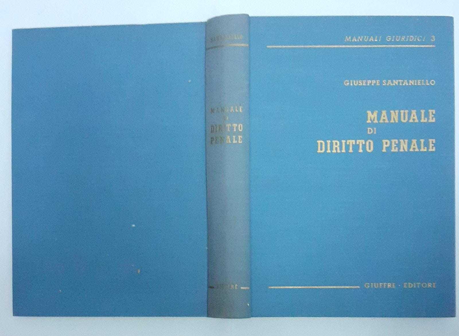Manuale di diritto penale - copertina