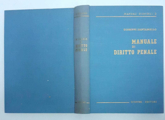Manuale di diritto penale - copertina