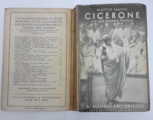 Cicerone e il suo dramma politico - copertina