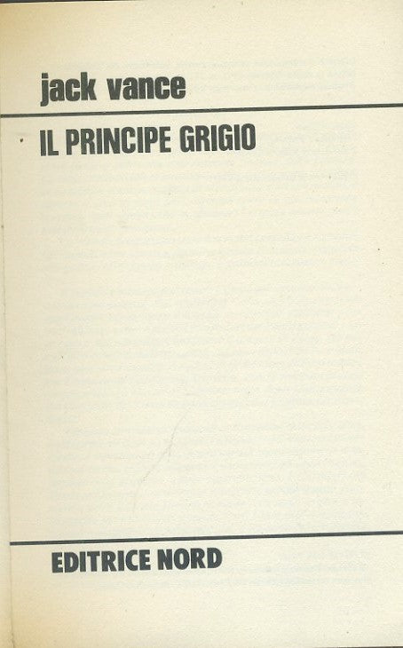Il principe grigio - copertina