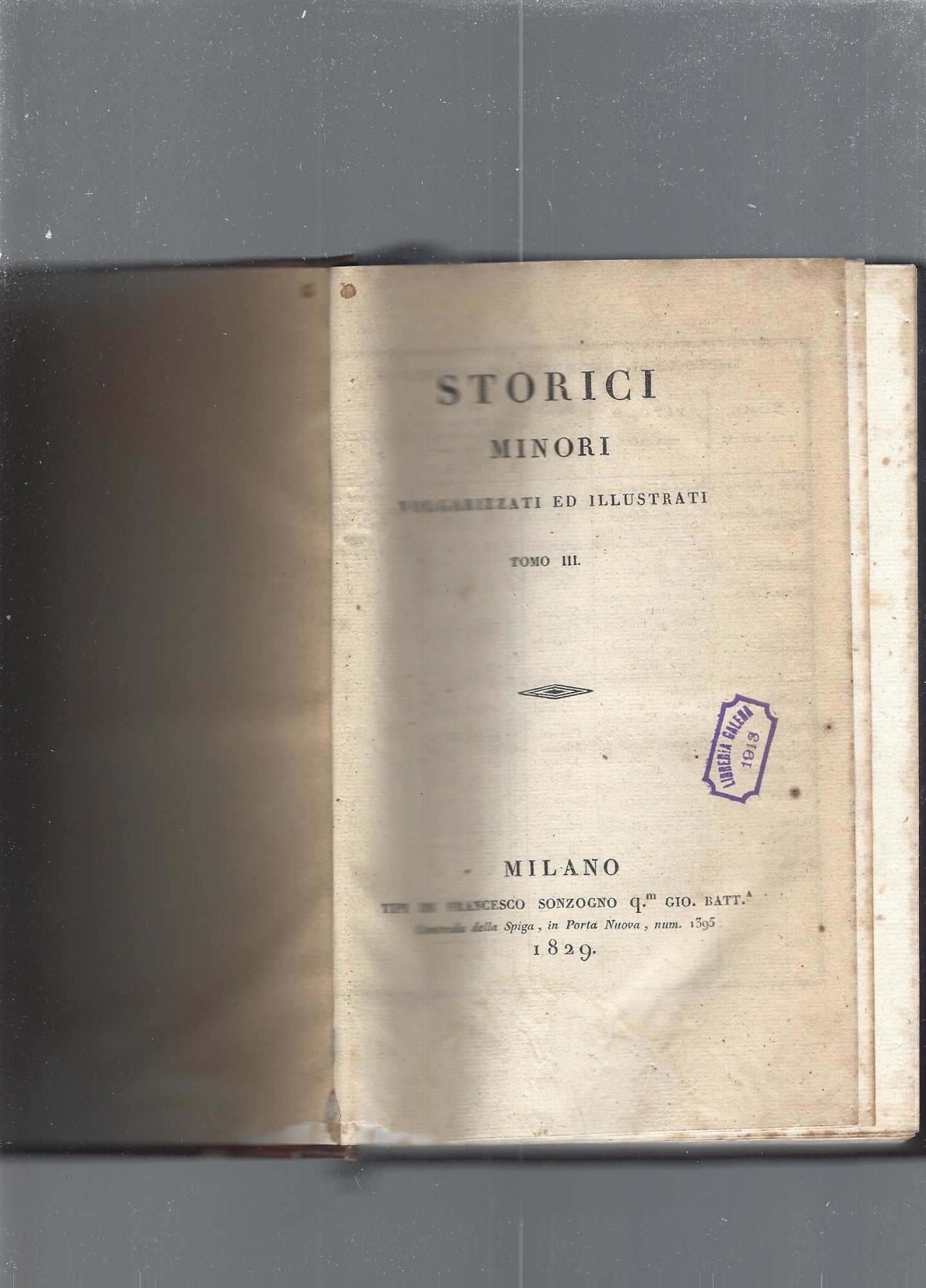 Storici minori.   volgarizzati ed illustrati - copertina