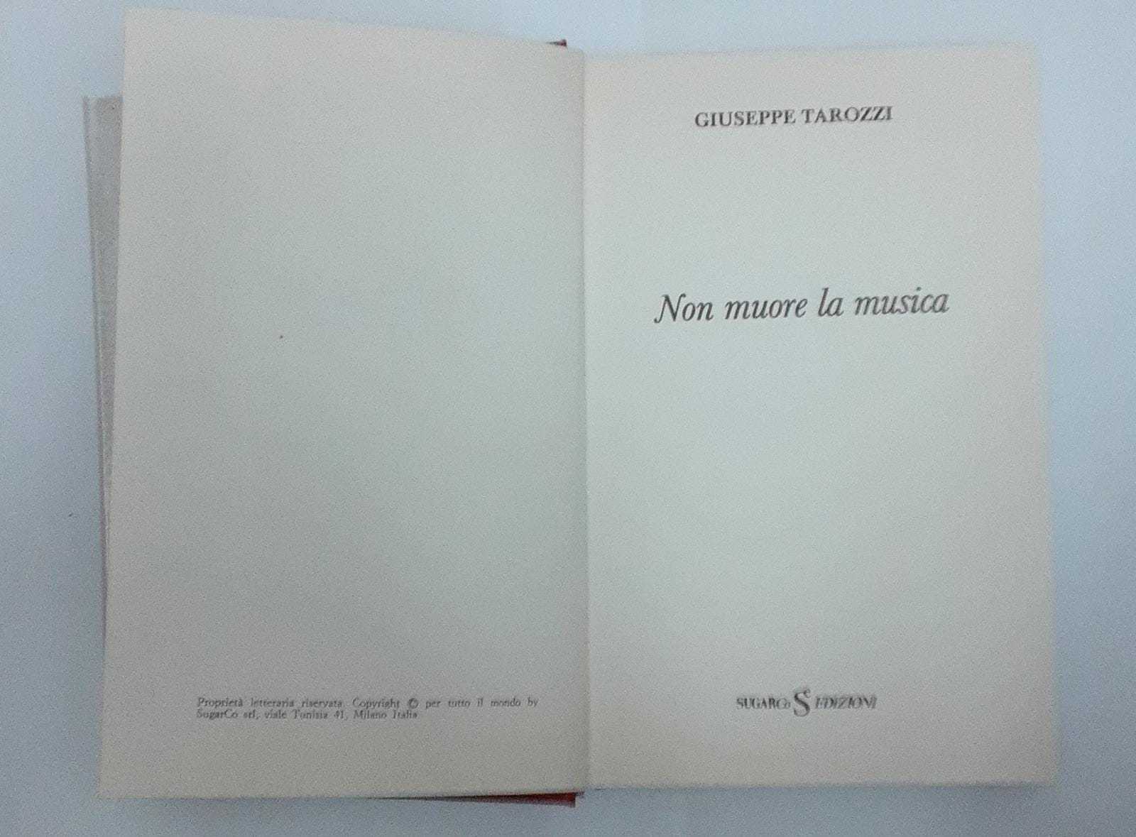 Non muore la musica - copertina