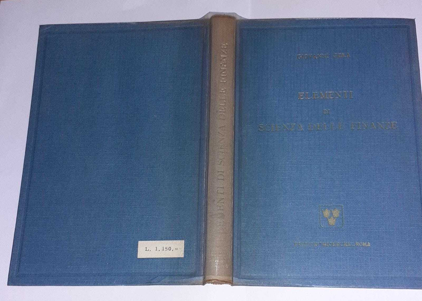 Elementi di scienza delle finanze - copertina