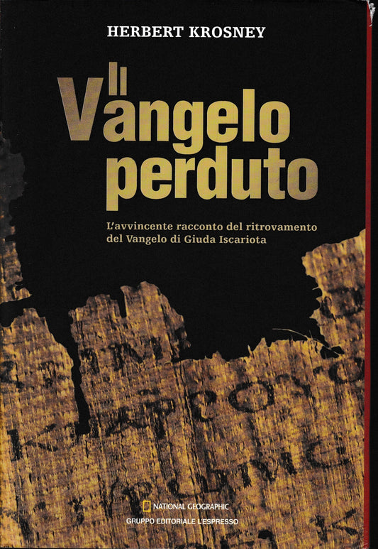 Il Vangelo perduto - copertina