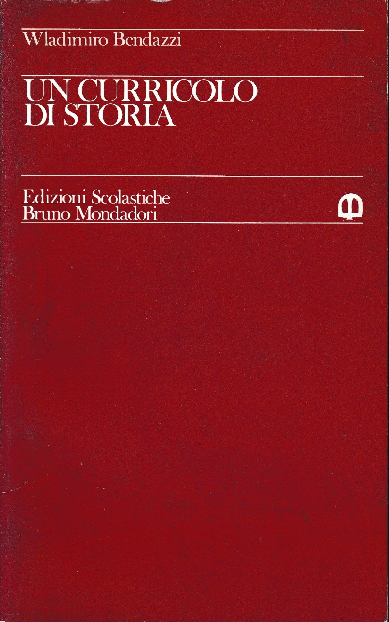 Un curricolo di storia - copertina