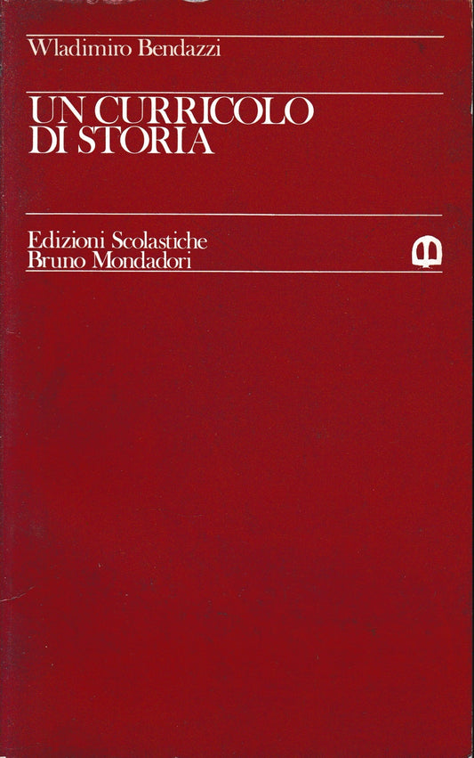 Un curricolo di storia - copertina