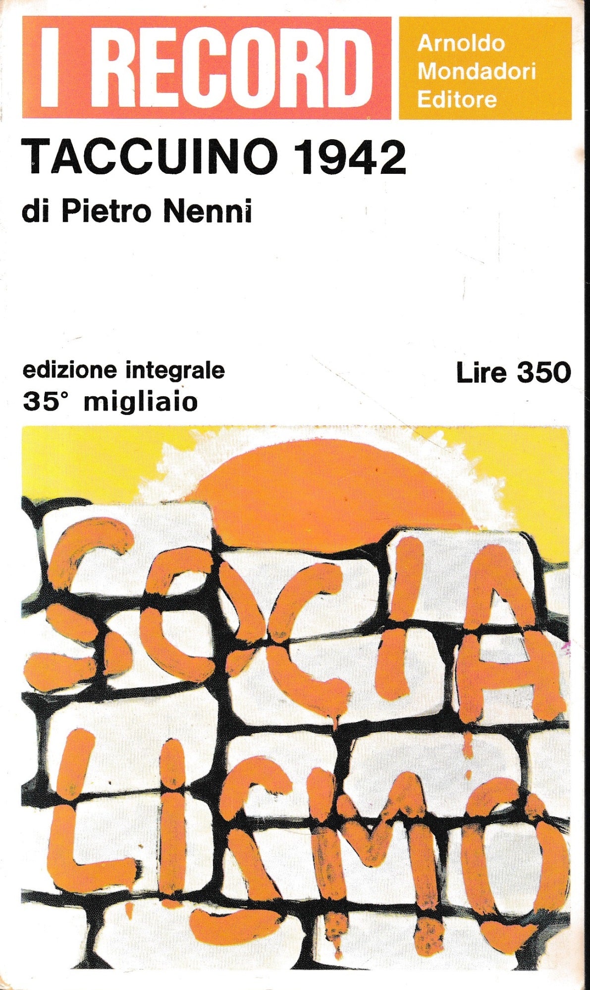 TACCUINO 1942 - copertina