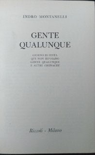 Gente qualunque. Giorno di festa, qui non riposano, gente qualunque e altre cronache - copertina