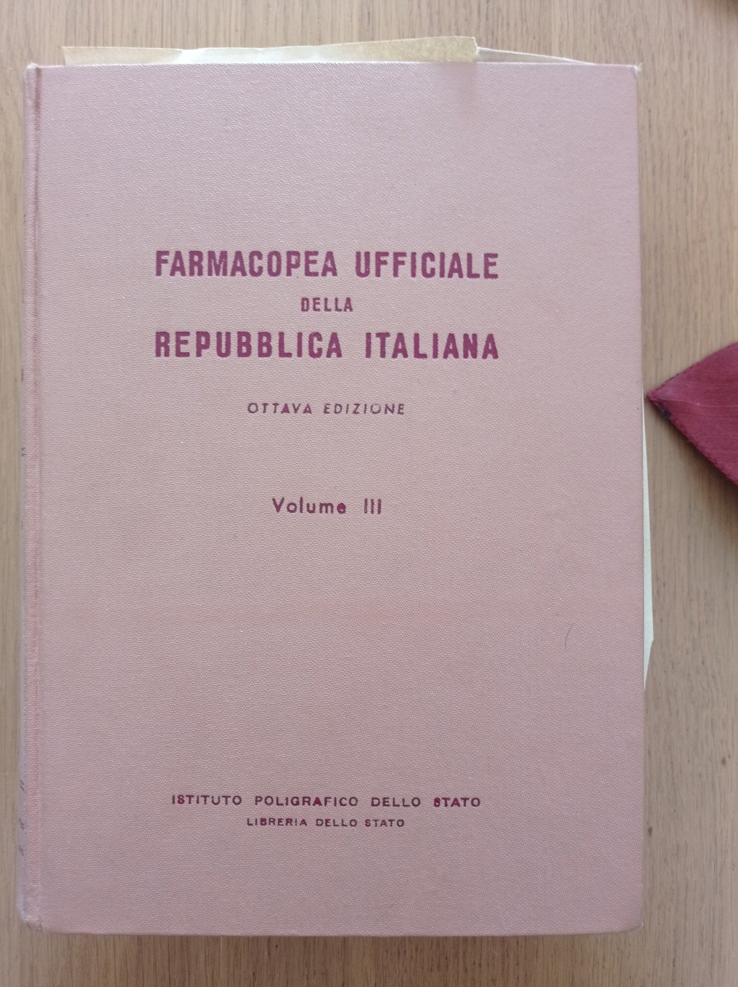 Farmacopea ufficiale della Repubblica Italiana - copertina