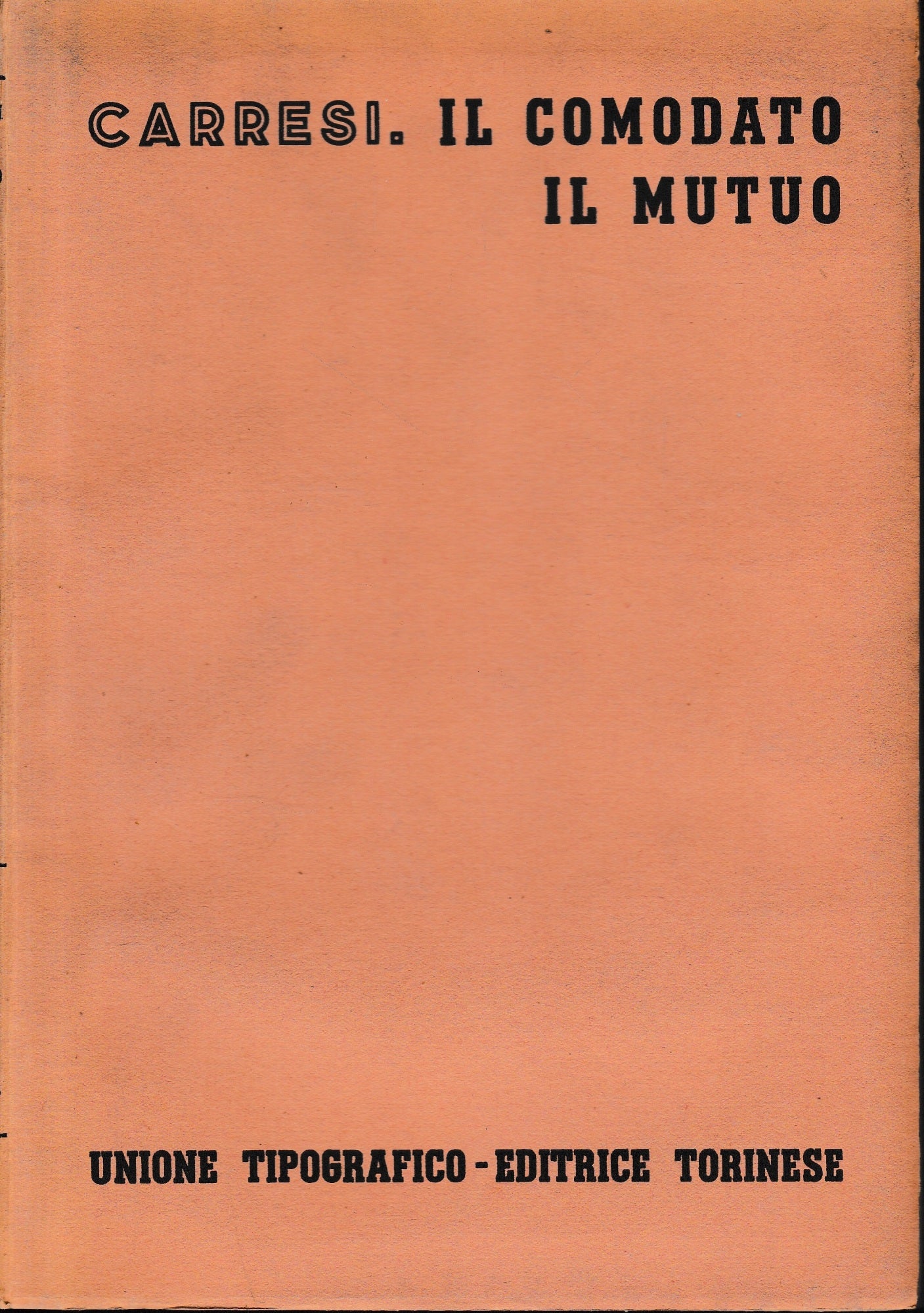 Il comodato il mutuo, vol. 8, tomo 2, fasc. 5 e 6 - copertina
