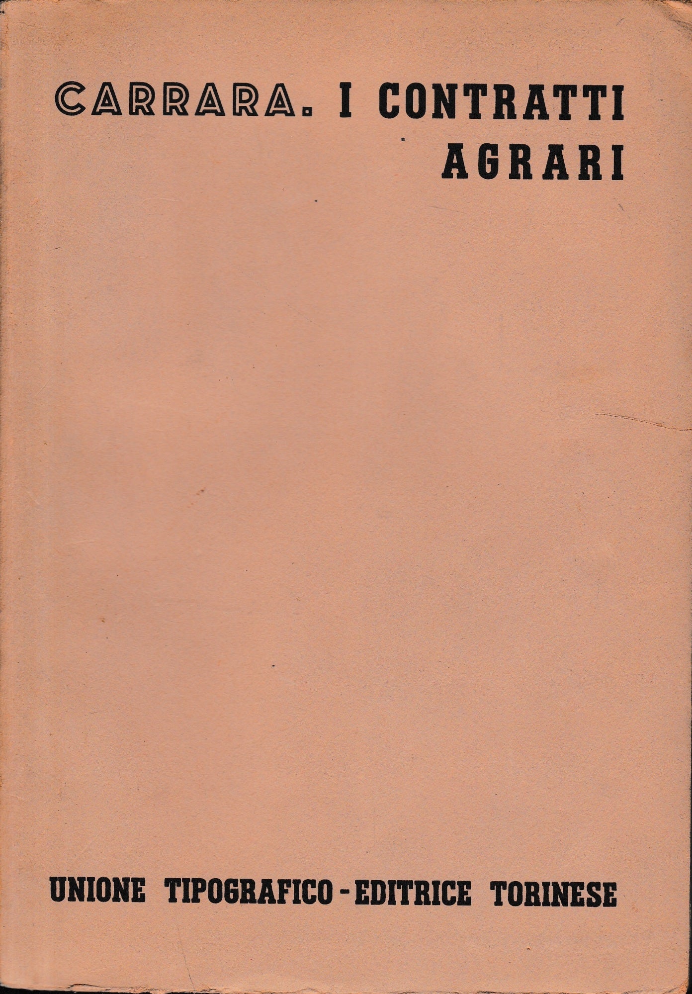 I contratti agrari, vol. 10, tomo 2 - copertina