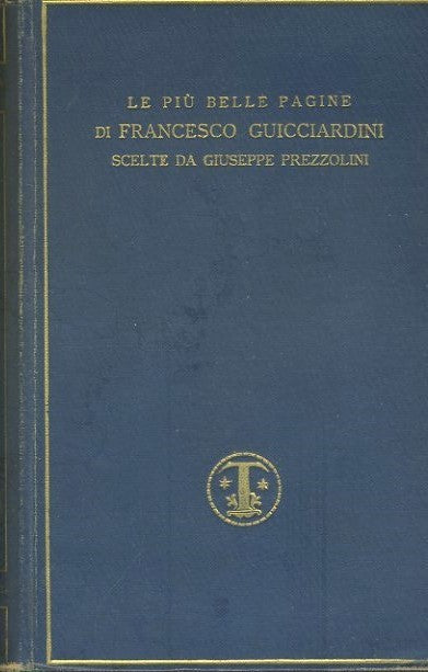 Le più belle pagine di Francesco Guicciardini - copertina