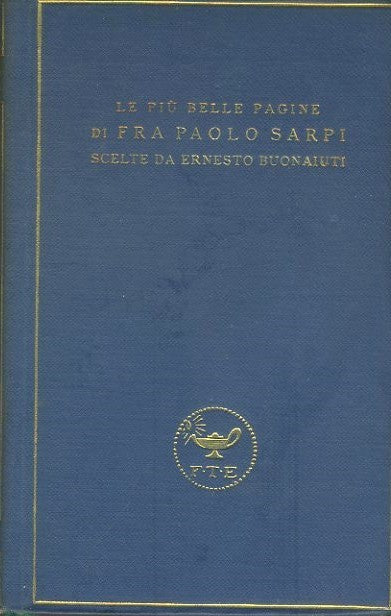 Le più belle pagine di Fra Paolo Sarpi - copertina