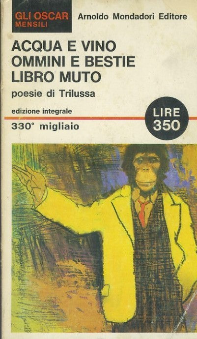 Acqua e vino - Ommini e bestie- Libro muto - copertina