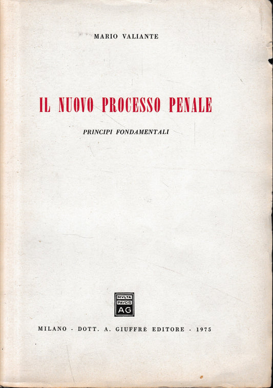 Il nuovo processo penale. Principi fondamentali - copertina