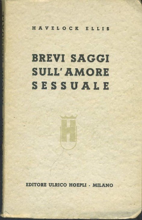 Brevi saggi sull'amore sessuale - copertina
