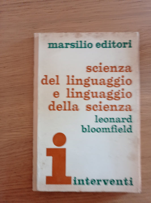 Scienza del linguaggio e linguaggio della scienza - copertina
