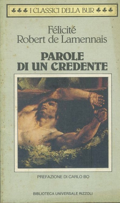 Parole di un credente - copertina