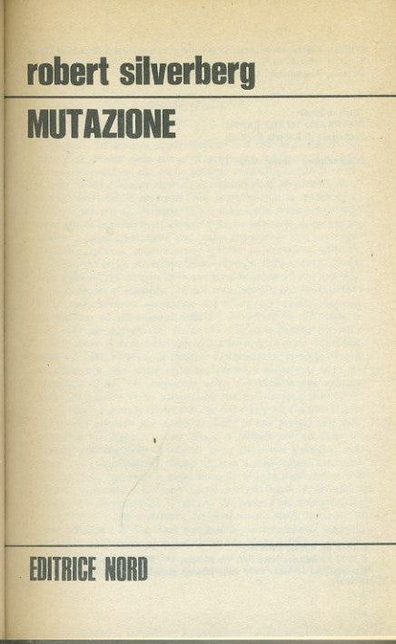 Mutazione - copertina