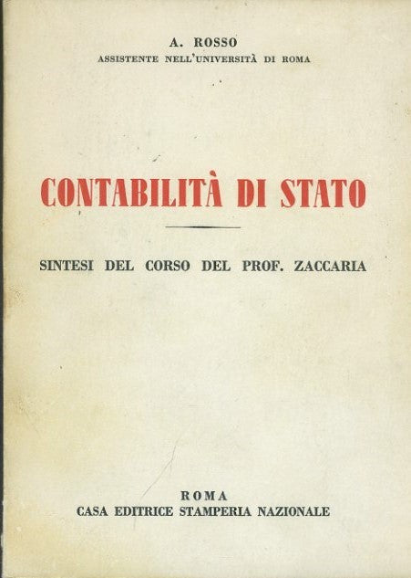 Contabilità di stato - copertina