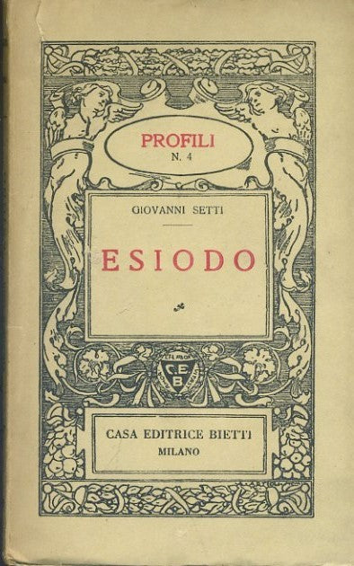 Esiodo - copertina