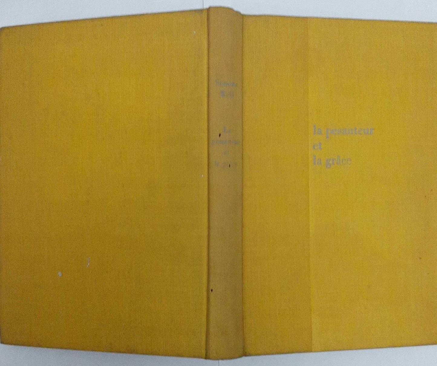 La pesanteur et la grace - copertina