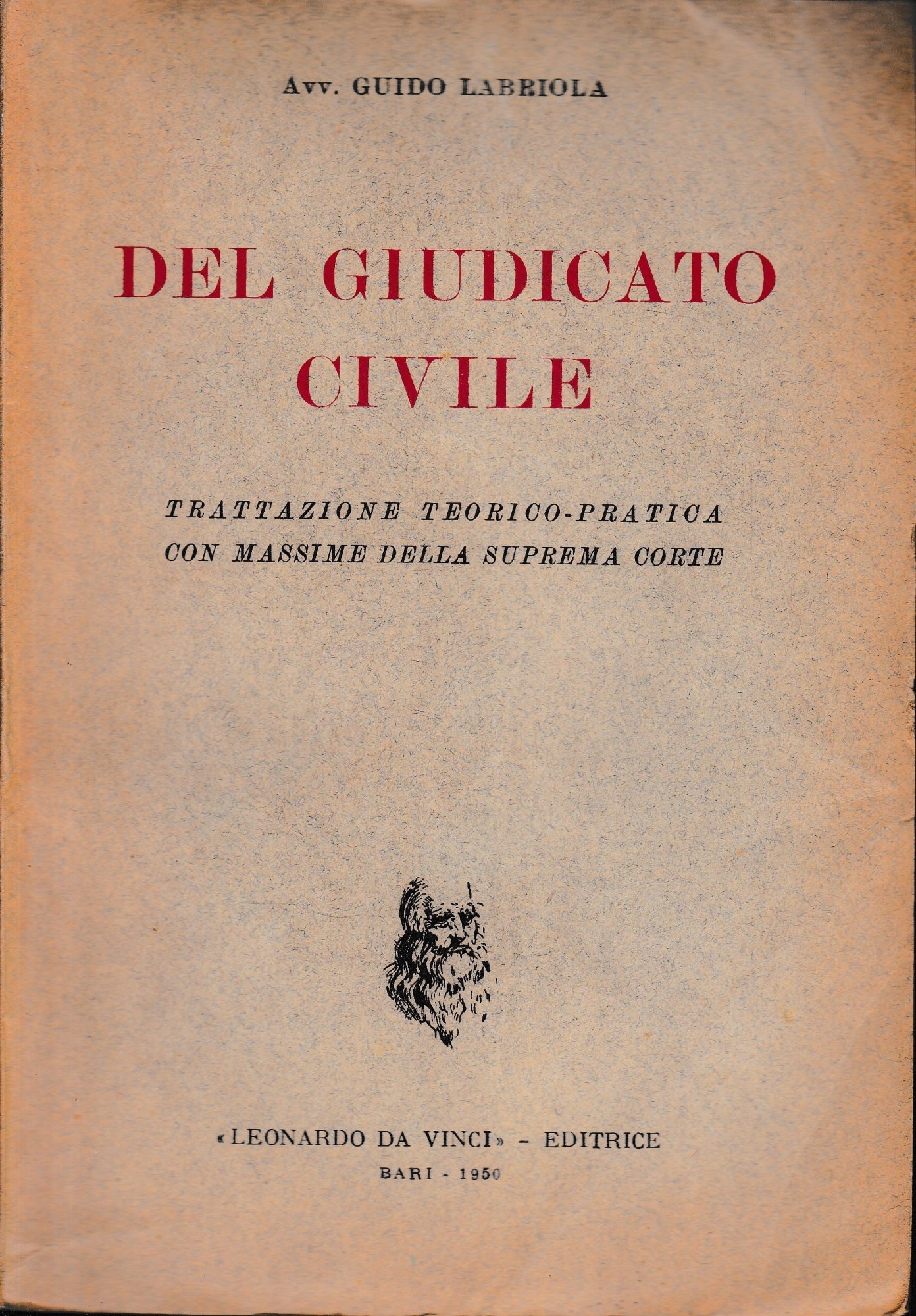 Del giudicato civile - copertina