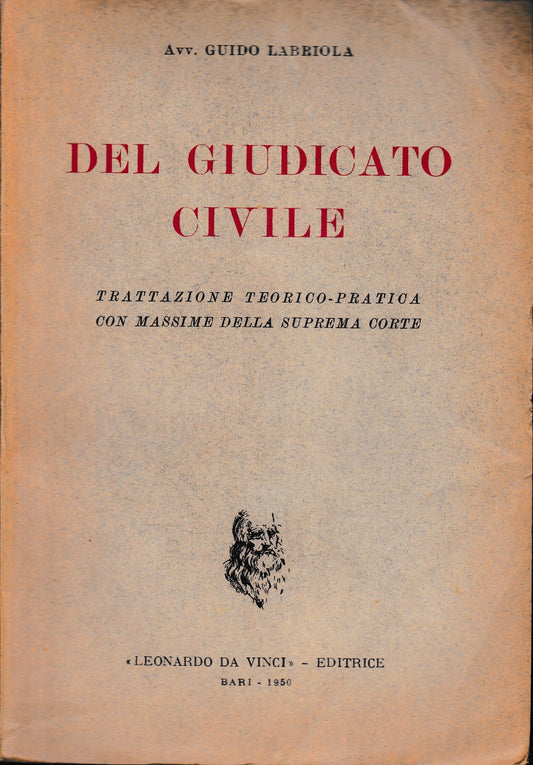 Del giudicato civile - copertina