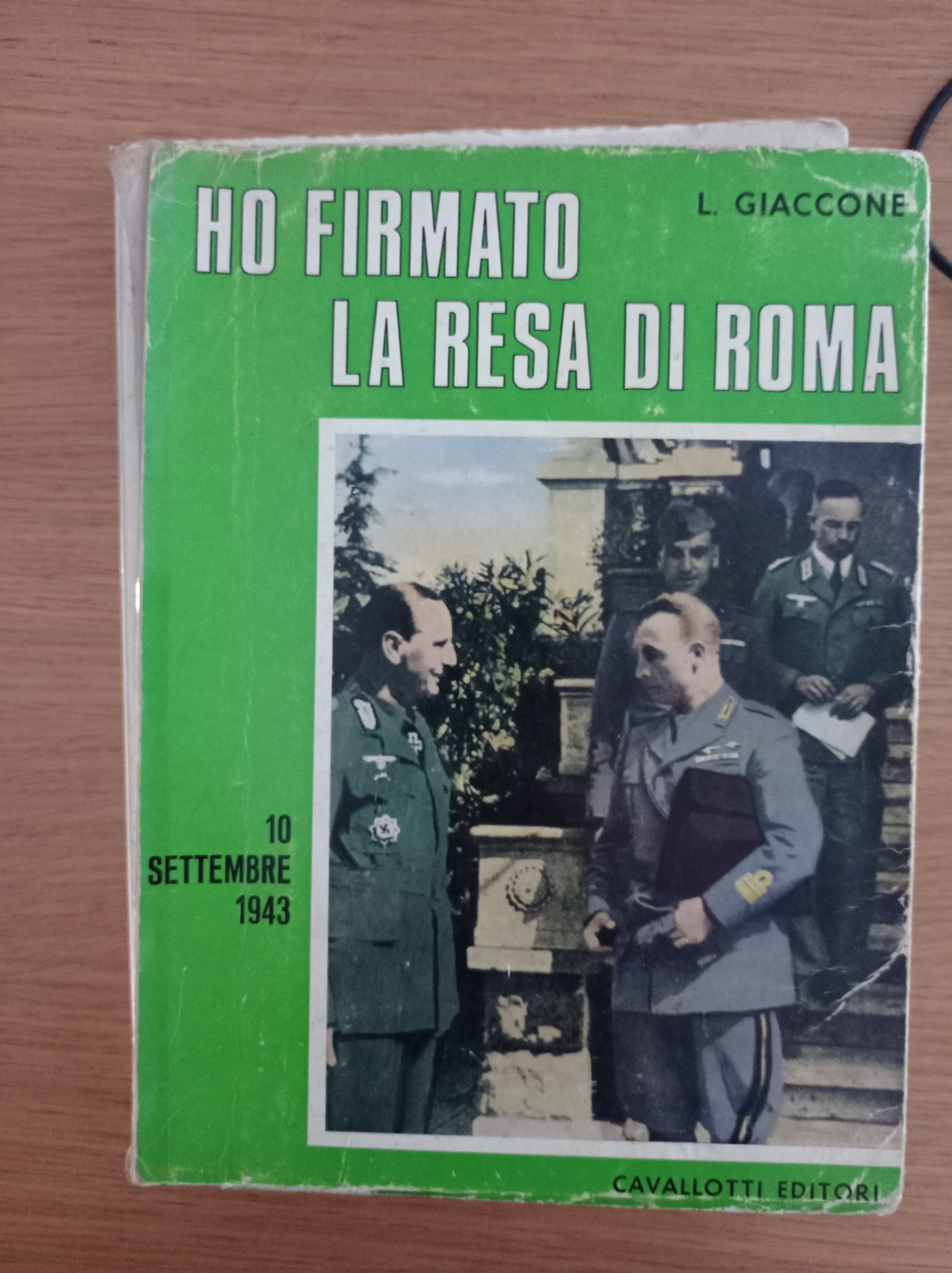 Ho firmato la resa di Roma - copertina
