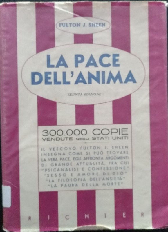 La pace dell'anima - copertina