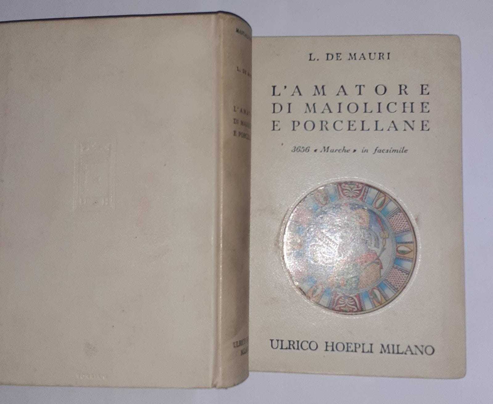 L' amatore di maioliche e porcellane - copertina