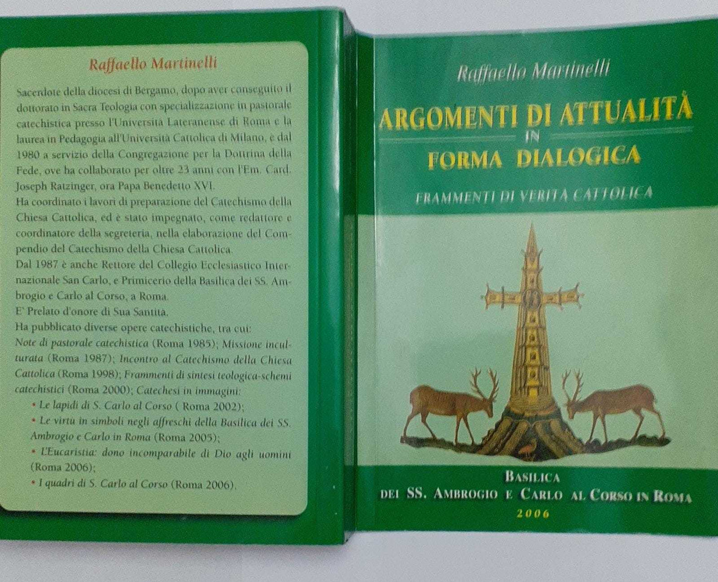 Argomenti di attualita' in forma dialogica. Frammenti di verita' cattolica - copertina