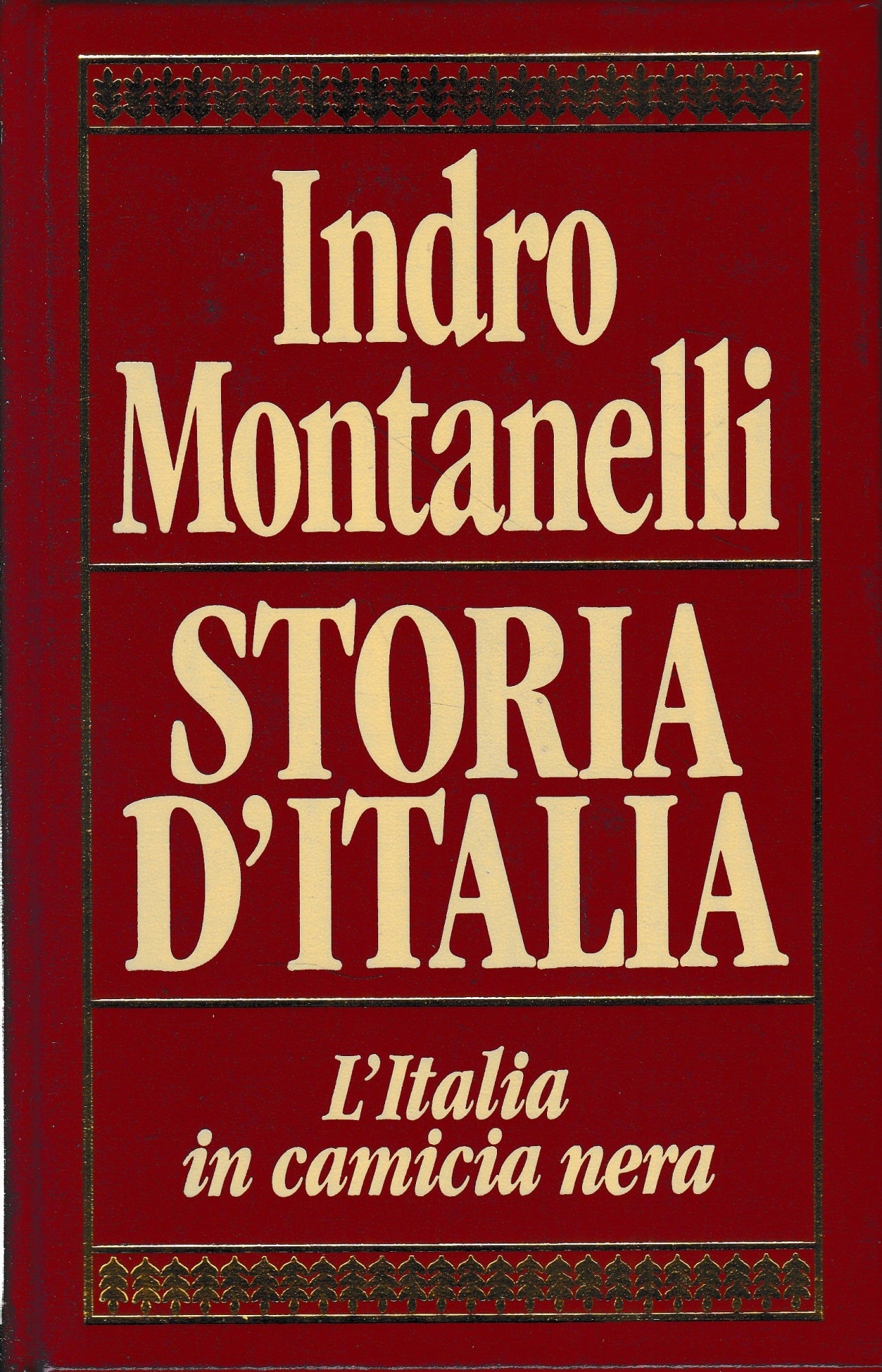 Storia d'Italia. L'Italia in camicia nera - copertina