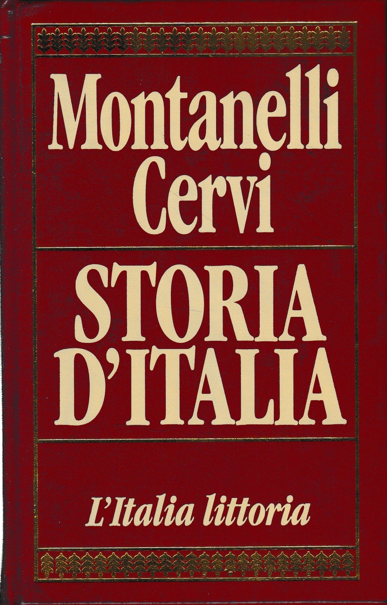Storia d'Italia. L'Italia littoria. - copertina
