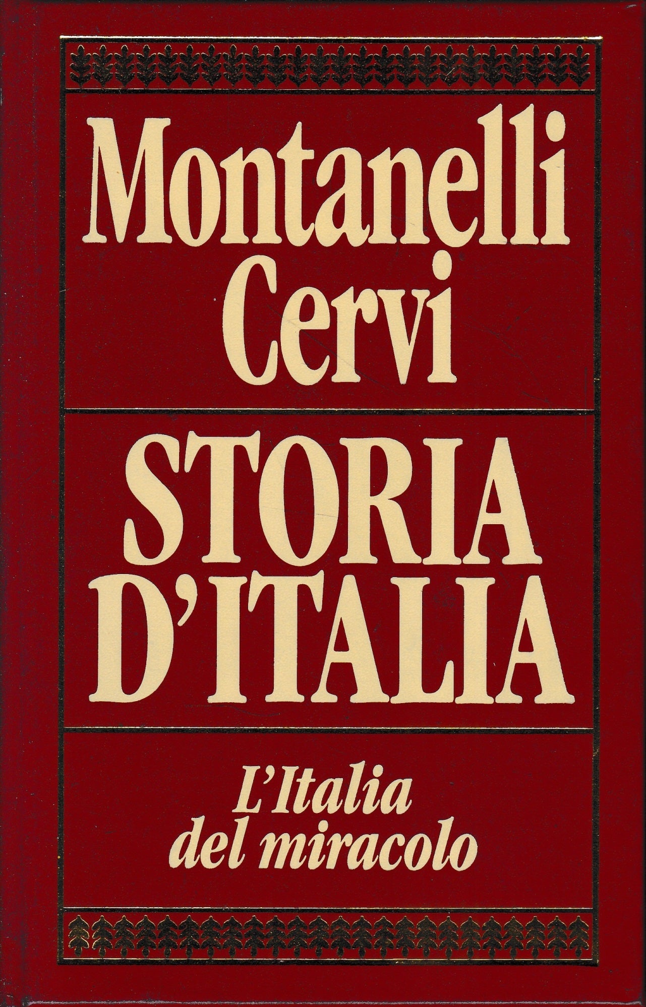 Storia d'Italia. L'Italia del miracolo - copertina