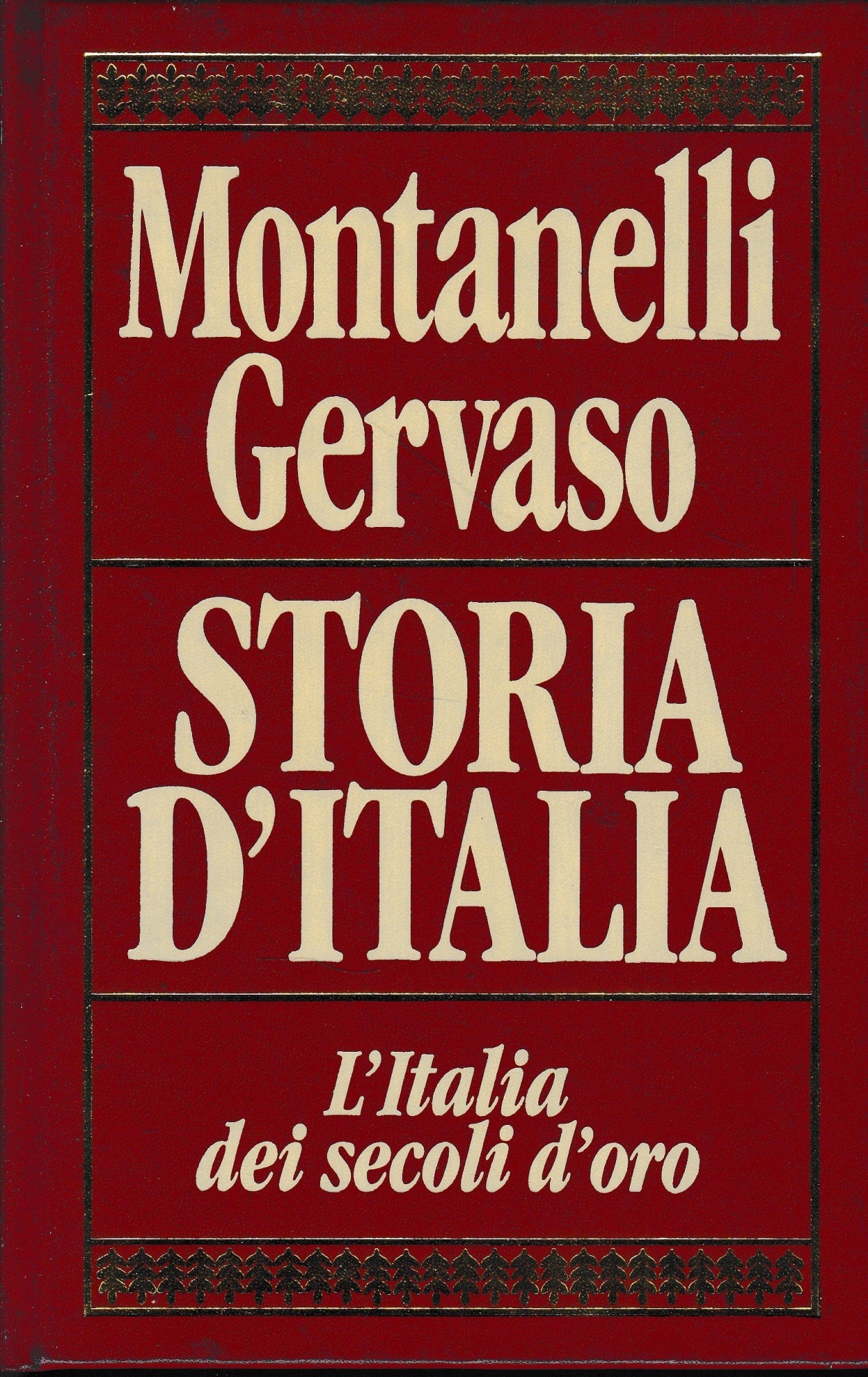 Storia d'Italia. L'Italia dei secoli d'oro - copertina