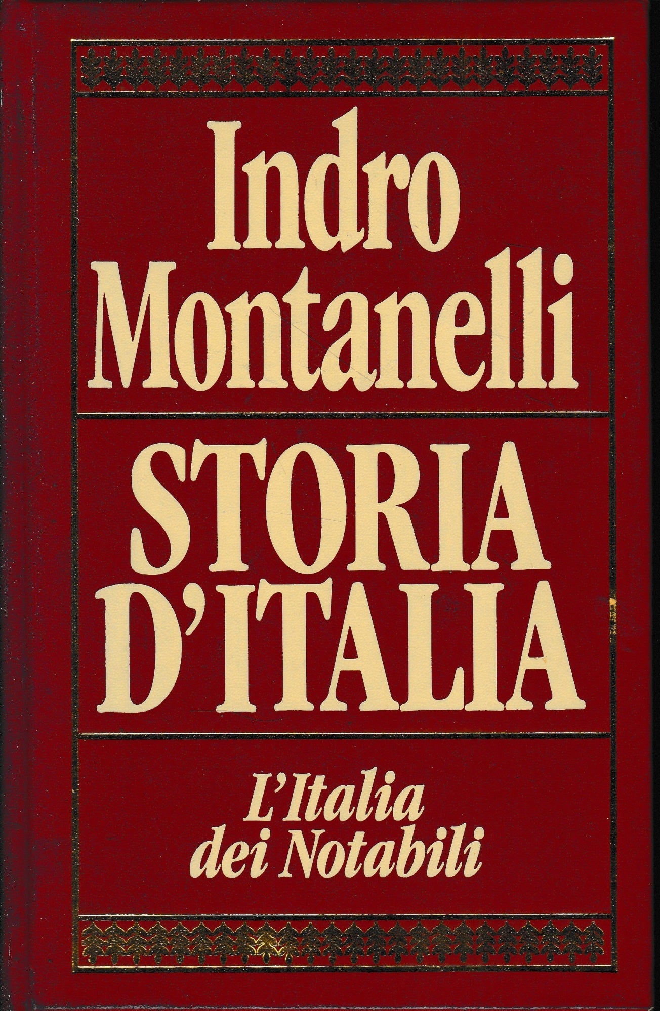 Storia d'Italia. L'Italia dei Notabili - copertina