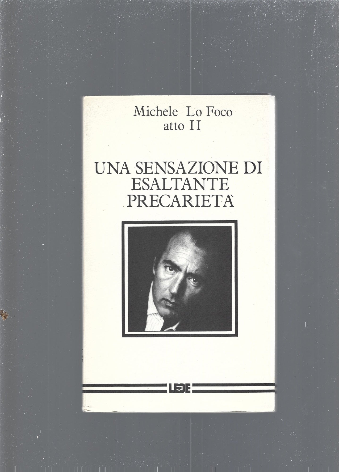 Una sensazione di esaltante precarietà - copertina