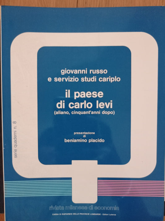 Il paese di Carlo Levi - copertina