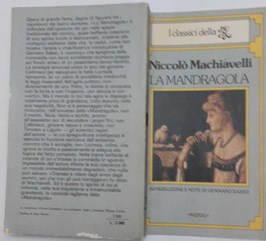 La Mandragola - copertina