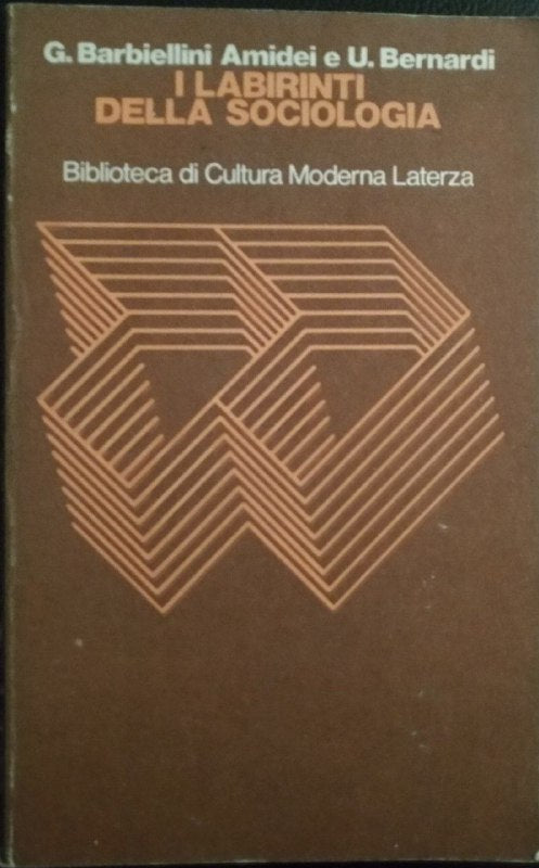 I labirinti della sociologia - copertina