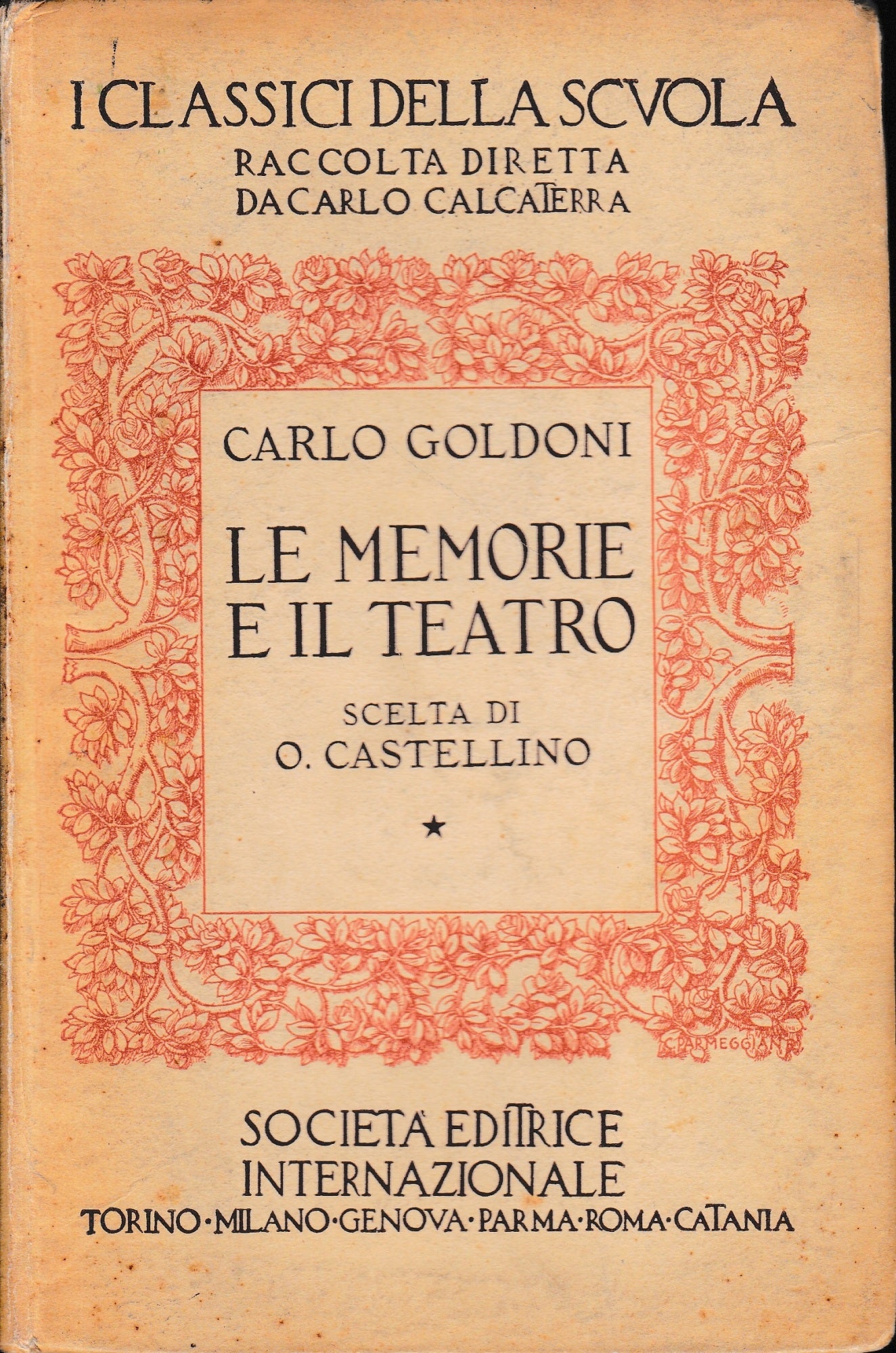 Le memorie e il teatro - copertina