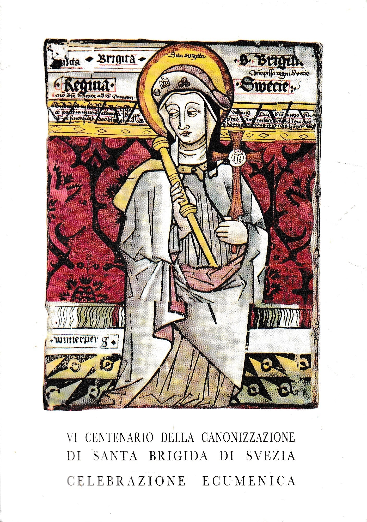 VI Centenario della Canonizzazione di Santa Brigida di Svezia, celebrazione ecumenica - copertina