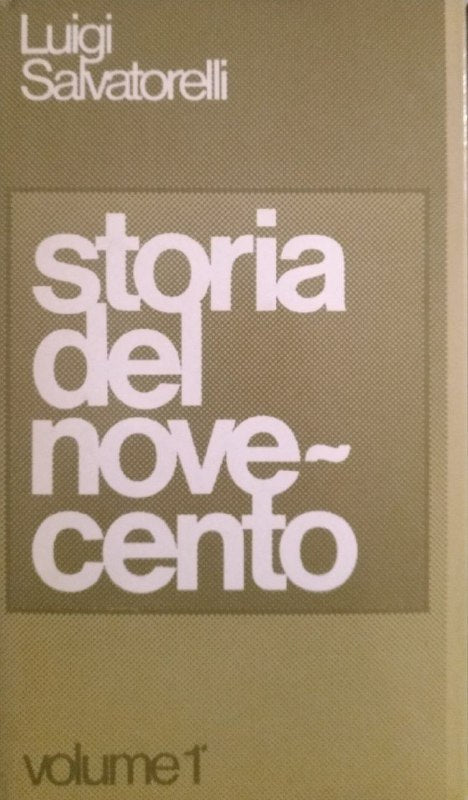 Storia del Novecento (Volume 1 e Volume 2) - copertina